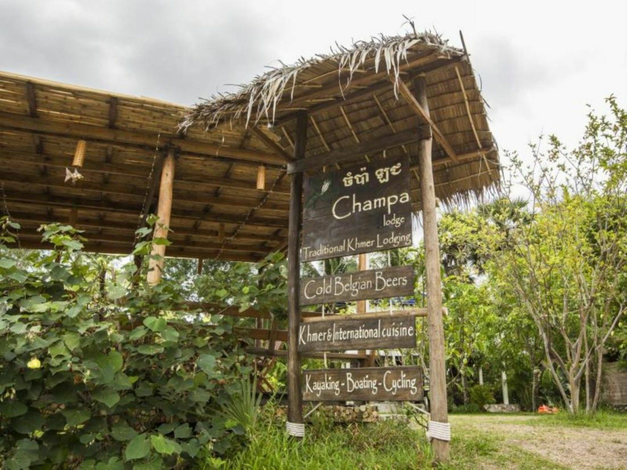 Champa Lodge Kampot Exterior foto
